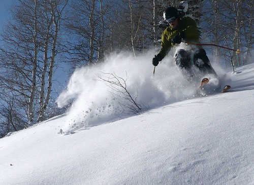 Deer Valley Opens Lady Morgan Express - Tree Skiing