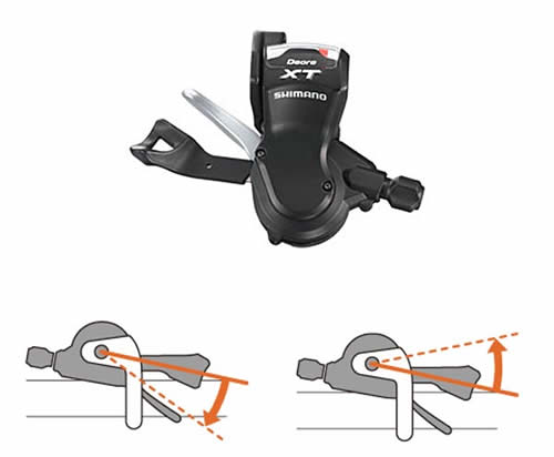 Shimano XT Plus SL-M770 Shifters Review FeedTheHabit.com