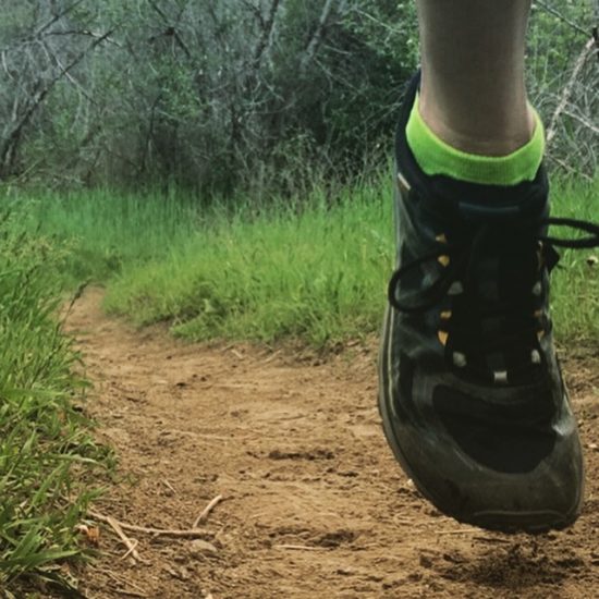 A tacky trail and an awesome shoe.