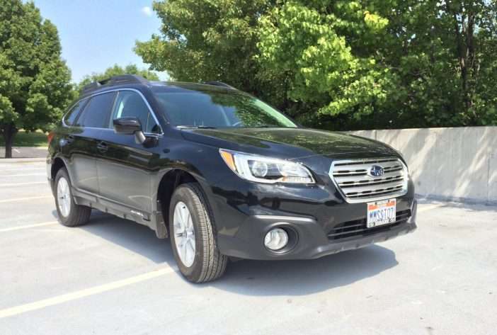 The 2016 Outback continues as a larger, taller vehicle.