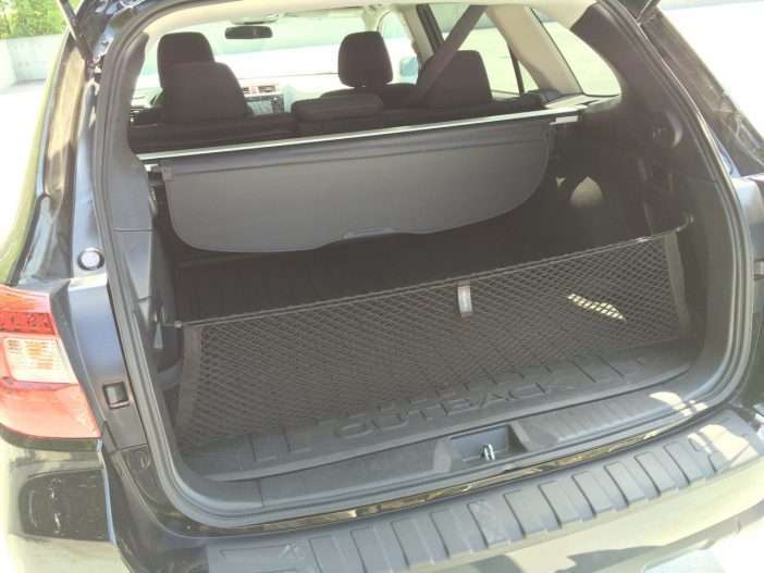The rear cargo area can haul a good amount of gear.
