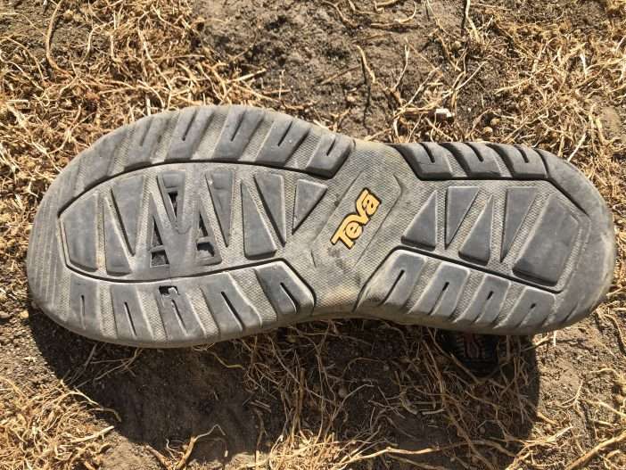 Teva Hurricane XLT2 soles.