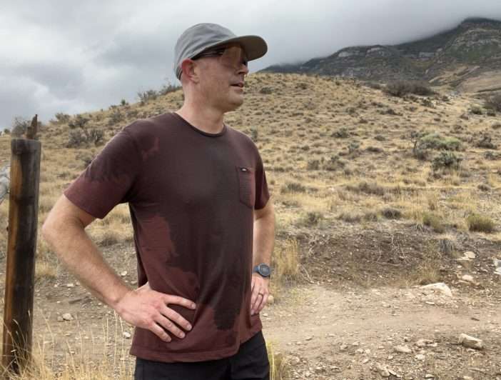 Snek Cycling Dry Creek Merino Pocket Tee - Drenched