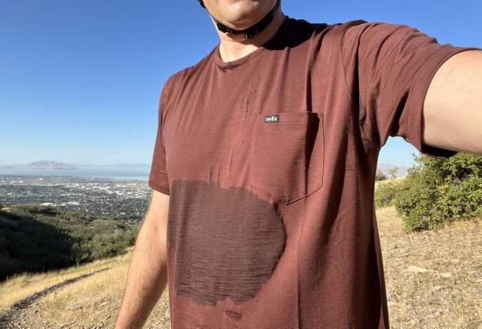 Snek Cycling Dry Creek Merino Pocket Tee - Puddle of Sweat