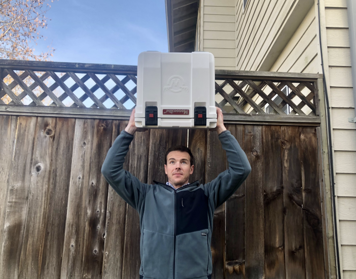 Cooler seal drip test